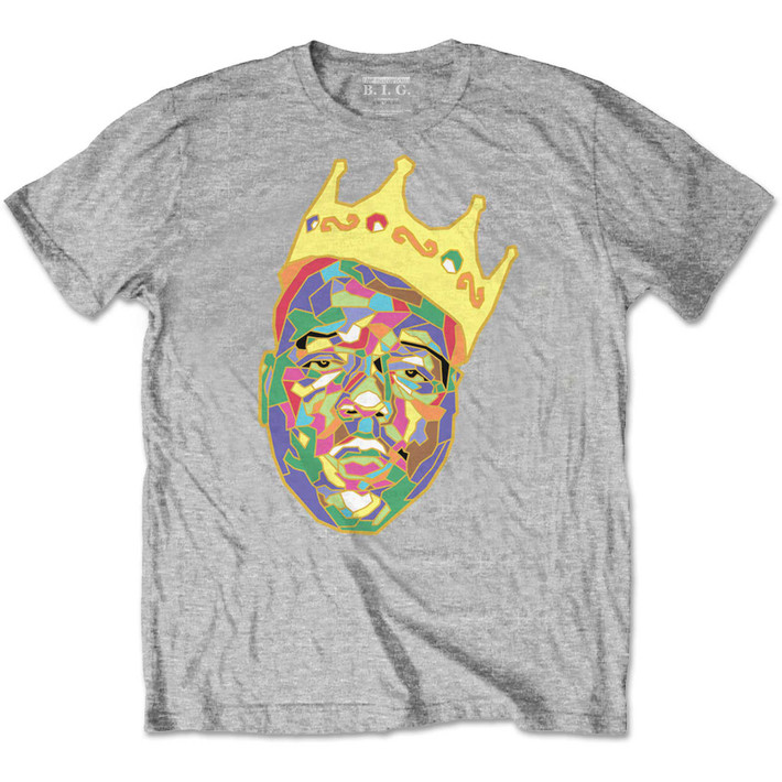 The Notorious B.I.G. 'Crown' (Grey) Kids T-Shirt