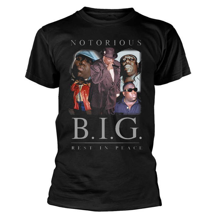 Notorious B.I.G. 'Collage' (Black) T-Shirt