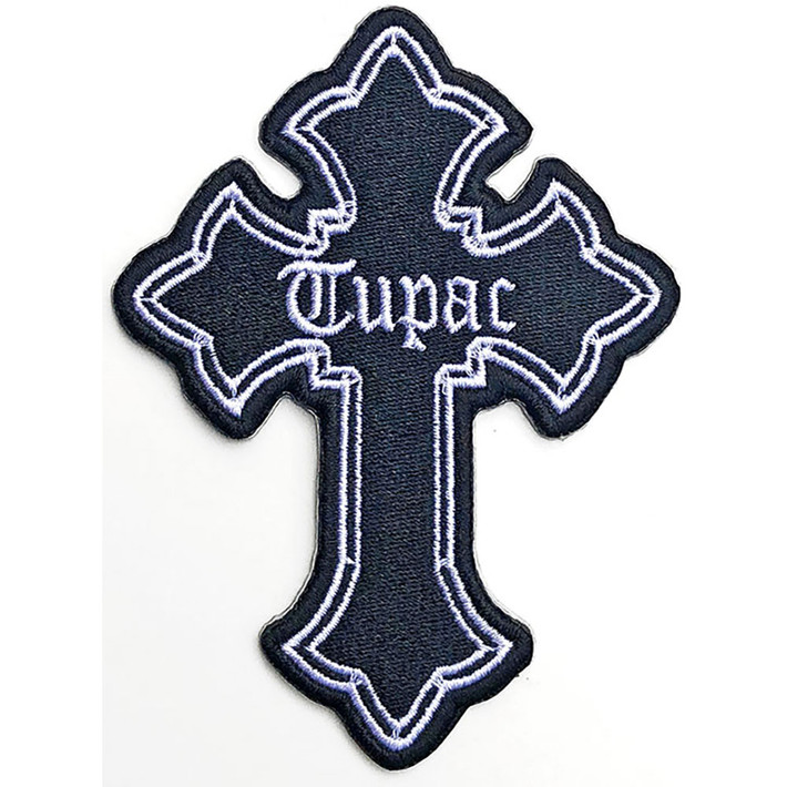 Tupac 'Cross' (Iron On) Patch
