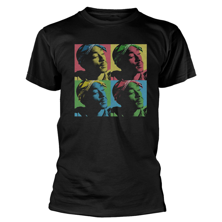 Tupac 'Pop Art' (Black) T-Shirt