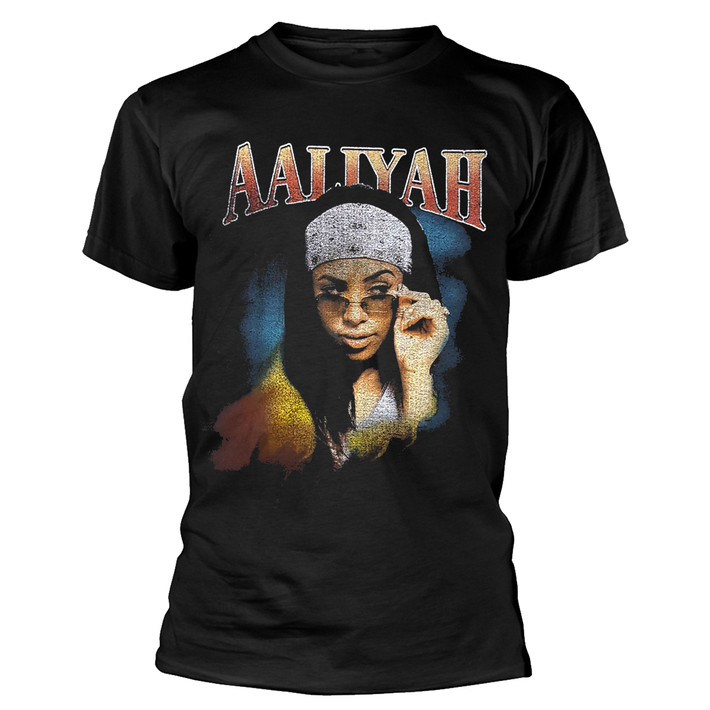 Aaliyah 'Trippy' (Black) T-Shirt