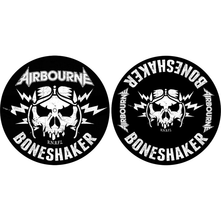 Airbourne 'Boneshaker' Turntable Slipmat Set