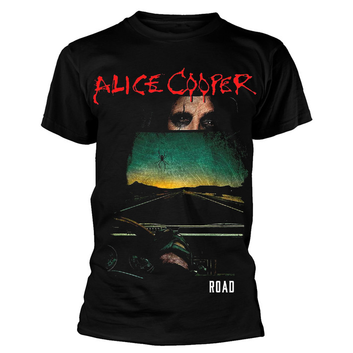 Alice Cooper 'Road Cover Tracklist' (Black) T-Shirt