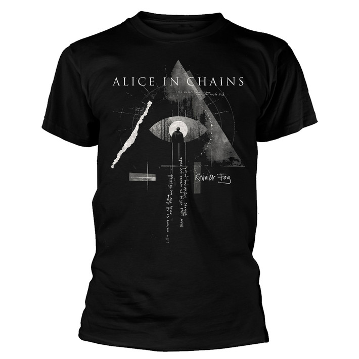 Alice In Chains 'Fog Mountain BP' (Black) T-Shirt