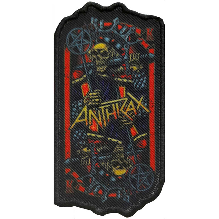 Anthrax 'Evil King' (Iron On) Patch