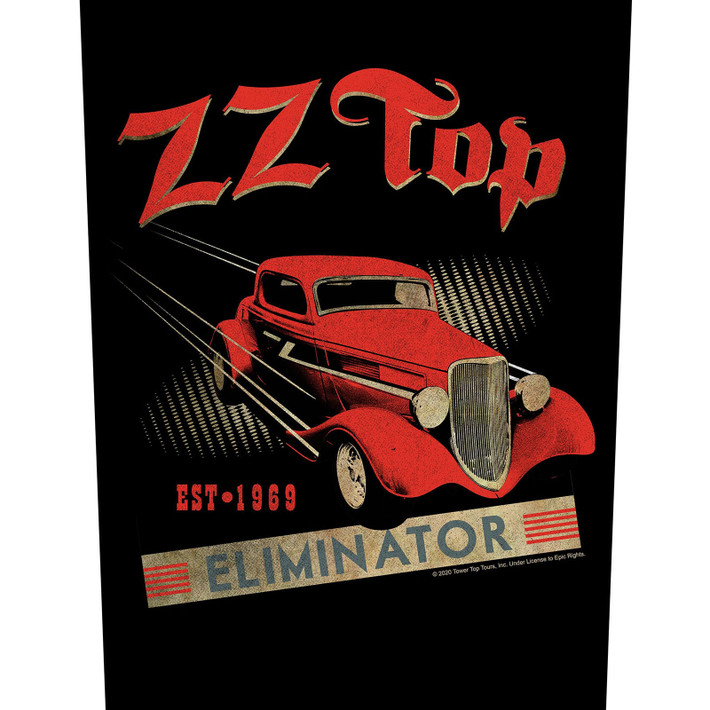 ZZ Top 'Eliminator' Back Patch