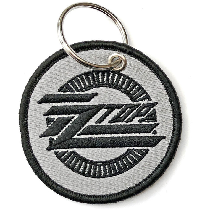 ZZ Top 'Circle Logo' Patch Keyring