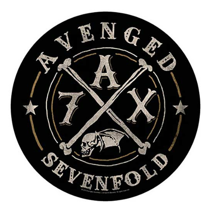 Avenged Sevenfold 'A7X' (Black) Back Patch