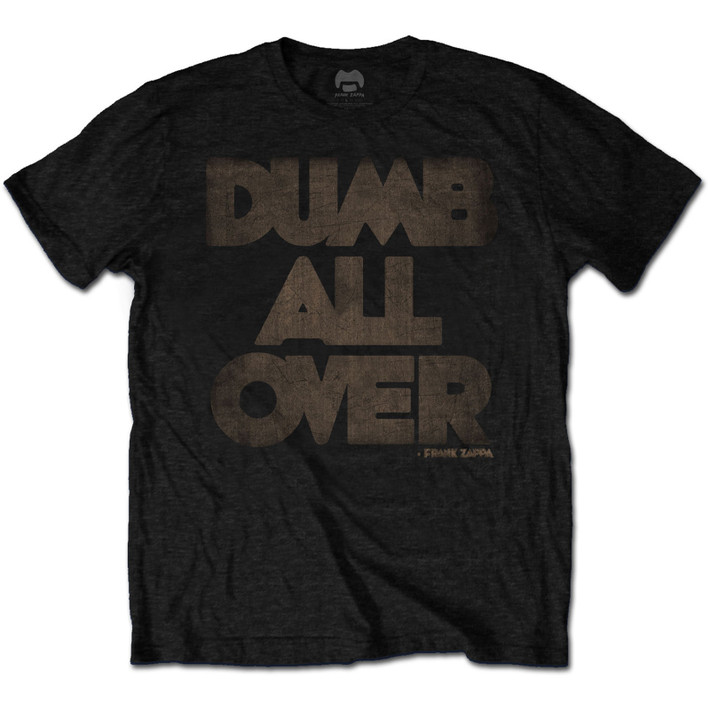 Frank Zappa 'Dumb All Over' (Black) T-Shirt