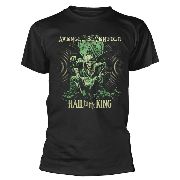 Avenged Sevenfold 'Hail to the King En Vie' (Black) T-Shirt
