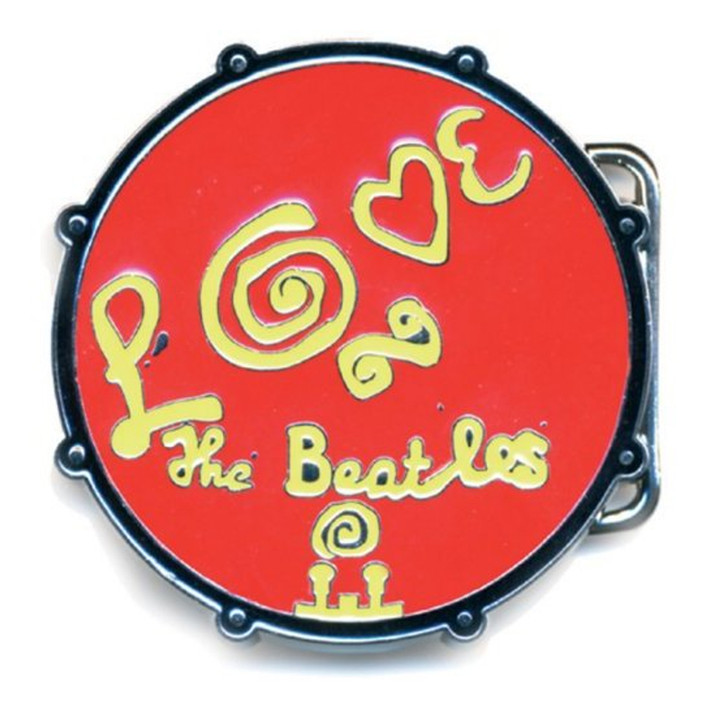 The Beatles 'Love Drum' (Red) Belt Buckle