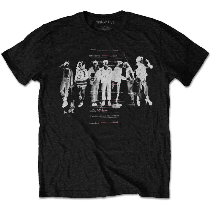 Yungblud 'Weird Track List' (Black) Eco T-Shirt