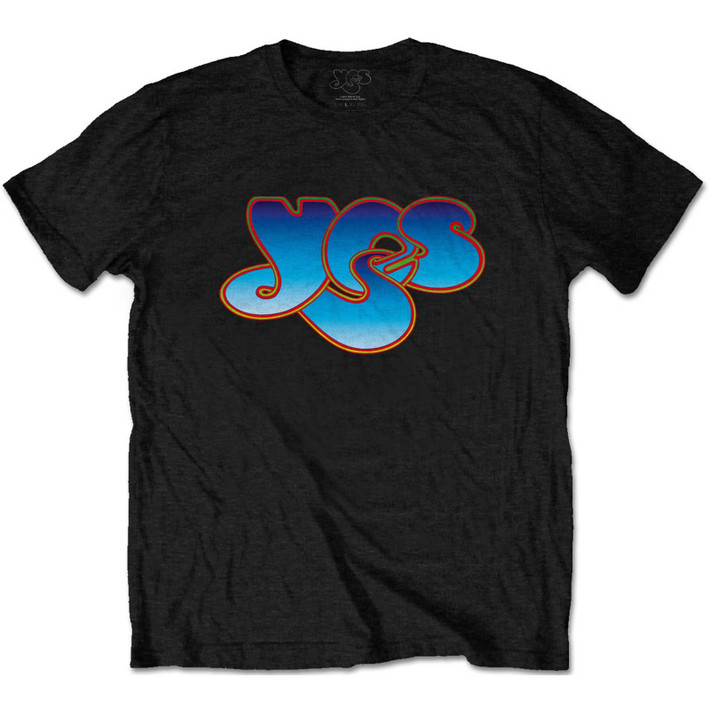 Yes 'Classic Blue Logo' (Black) T-Shirt