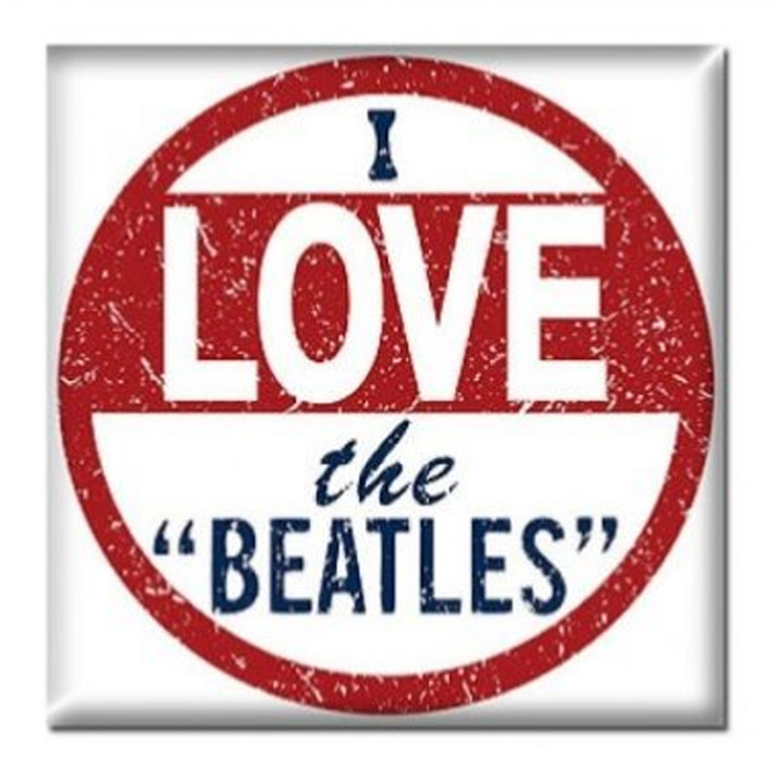 The Beatles 'I Love' Fridge Magnet