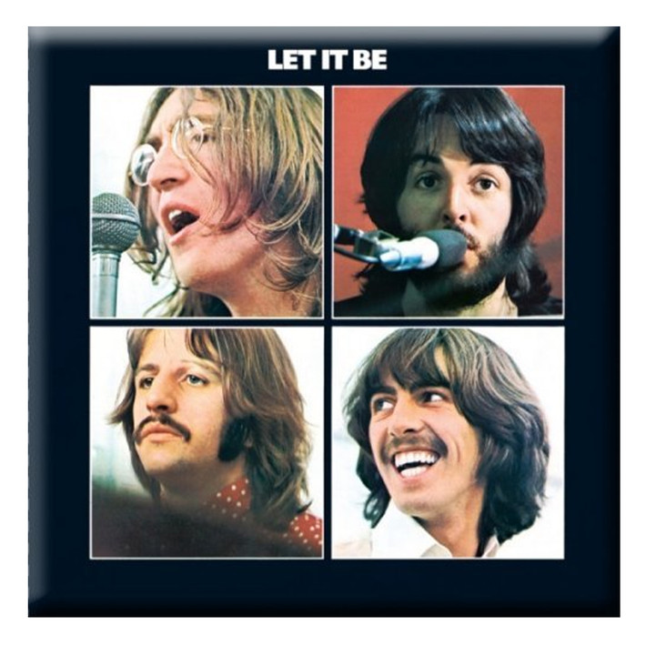The Beatles 'Let it Be Album' Fridge Magnet