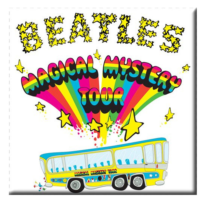 The Beatles 'Magical Mystery Tour' Fridge Magnet