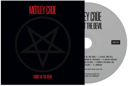 Motley Crue 'Shout At The Devil' (40th Anniversary) CD