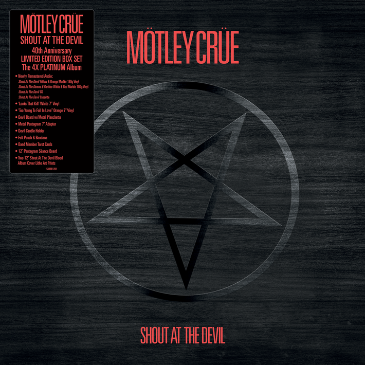 Motley Crue 'Shout At The Devil' (40th Anniversary) LP Super Deluxe Box Set