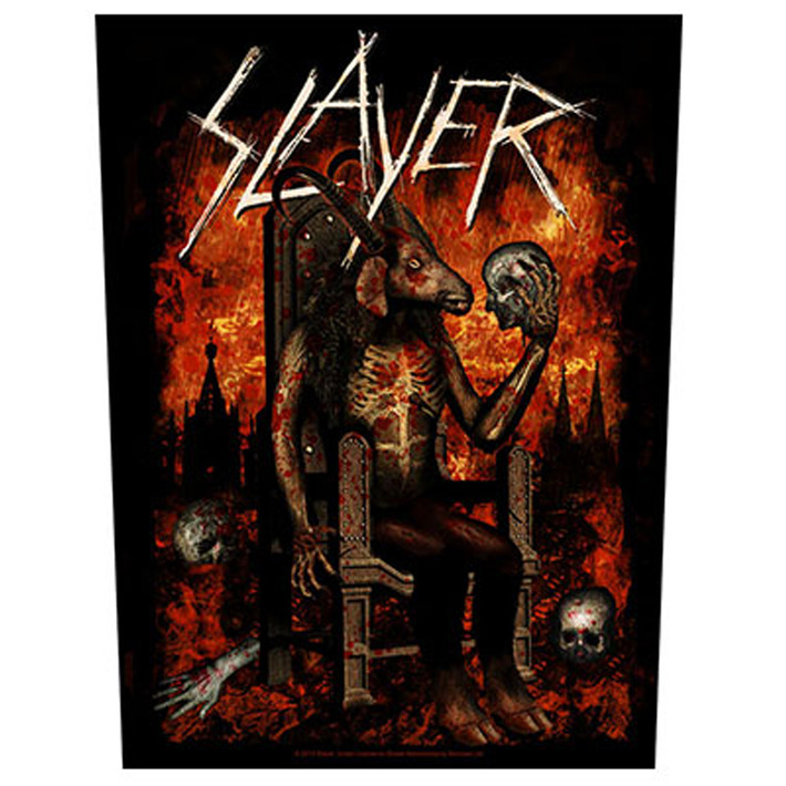 Slayer 'Devil on Throne' (Black) Back Patch