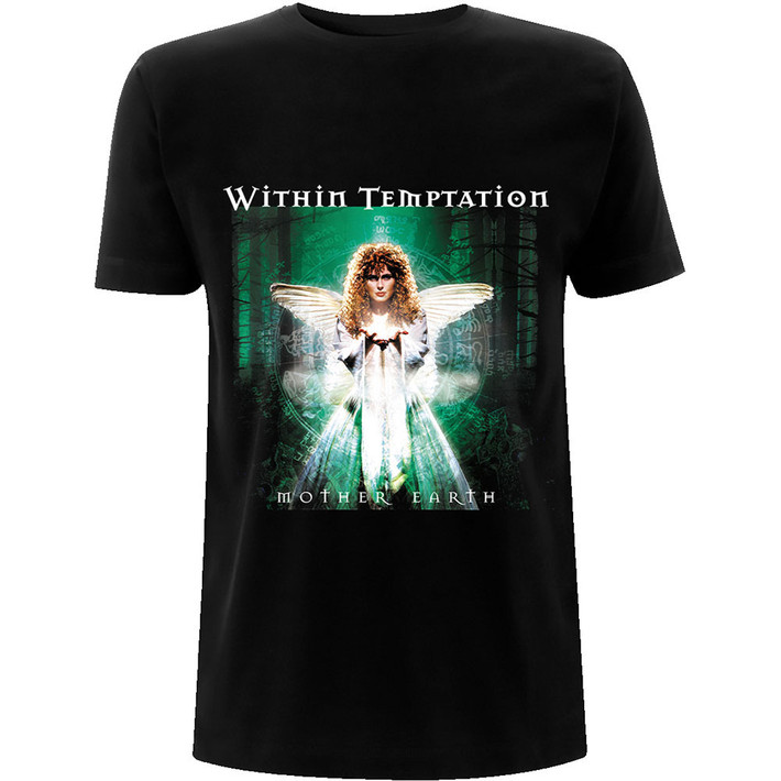 Within Temptation 'Mother Earth' (Black) T-Shirt Front