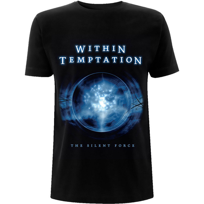 Within Temptation 'Silent Force Tracks' (Black) T-Shirt Front