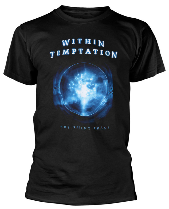 Within Temptation 'Silent Force Tracks' (Black) T-Shirt Front