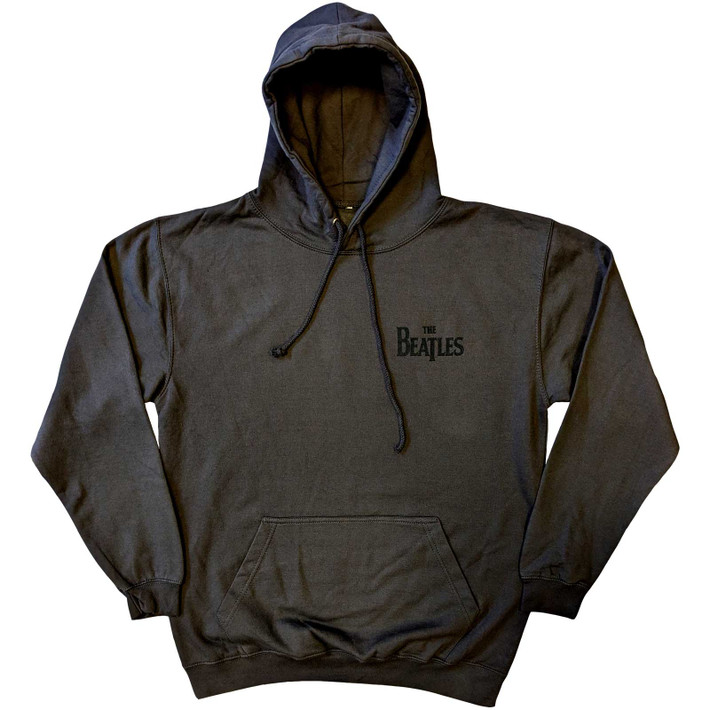 The Beatles 'Drop T Logo' (Grey) Pull Over Hoodie