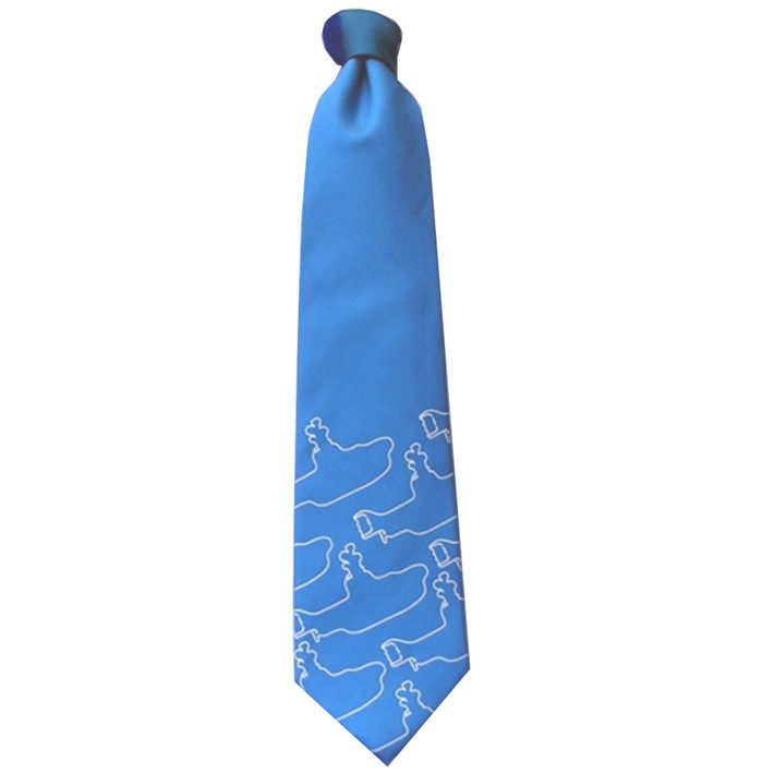 The Beatles 'Yellow Submarine' (Blue) Silk Tie