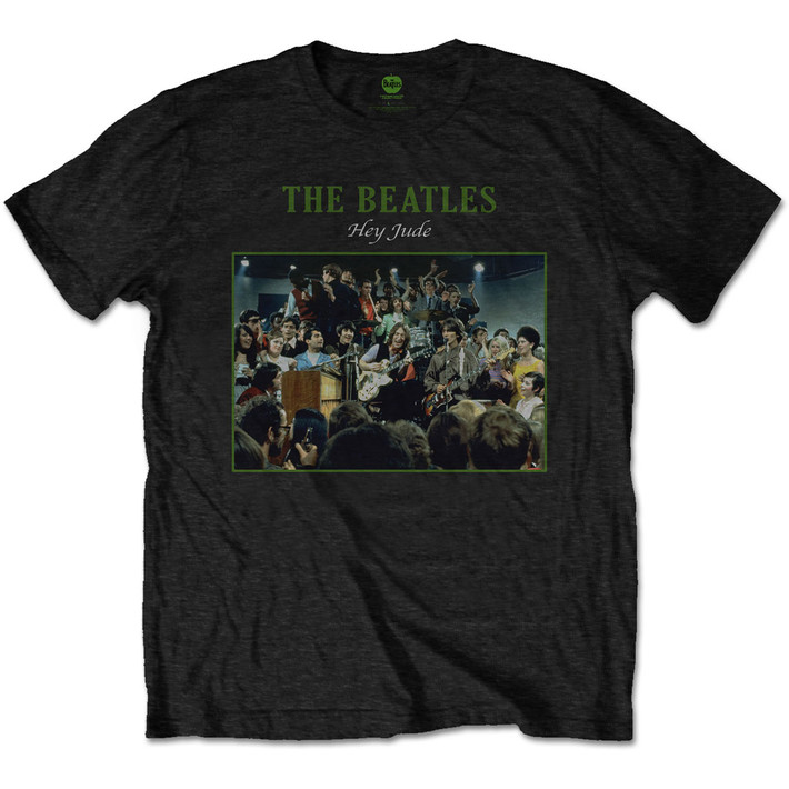 The Beatles 'Hey Jude Live' (Black) T-Shirt