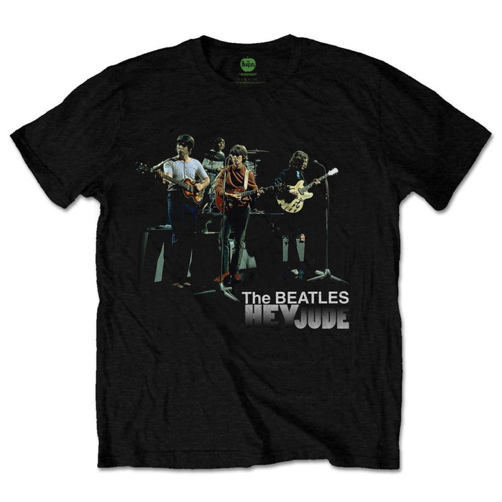 The Beatles 'Hey Jude Version 2' (Black) T-Shirt