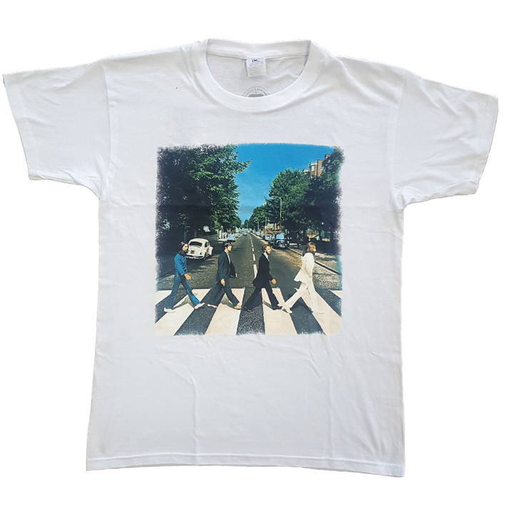The Beatles 'Abbey Road BP' (White) T-Shirt