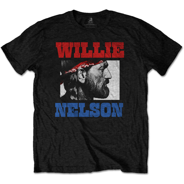 Willie Nelson 'Stare' (Black) T-Shirt