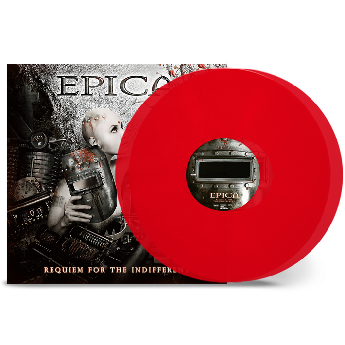Epica 'Requiem For The Indifferent' LP Transparent Red Vinyl