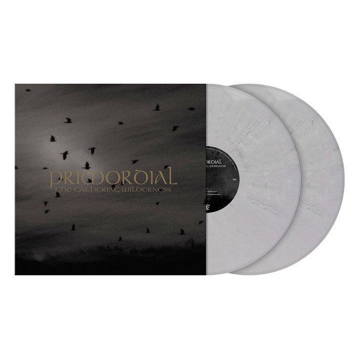 Primordial 'The Gathering Wilderness' 2LP Light Grey Marbled Vinyl