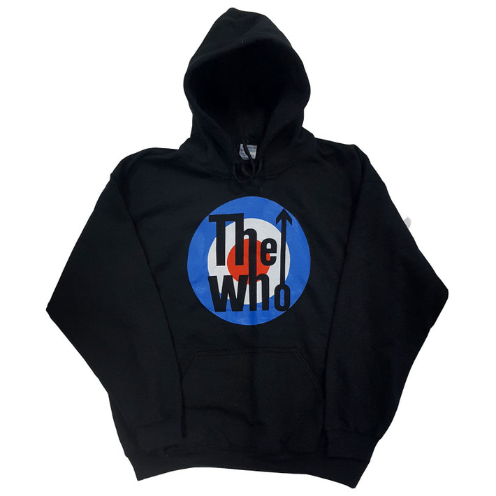 The Who 'Target Classic' (Black) Pull Over Hoodie