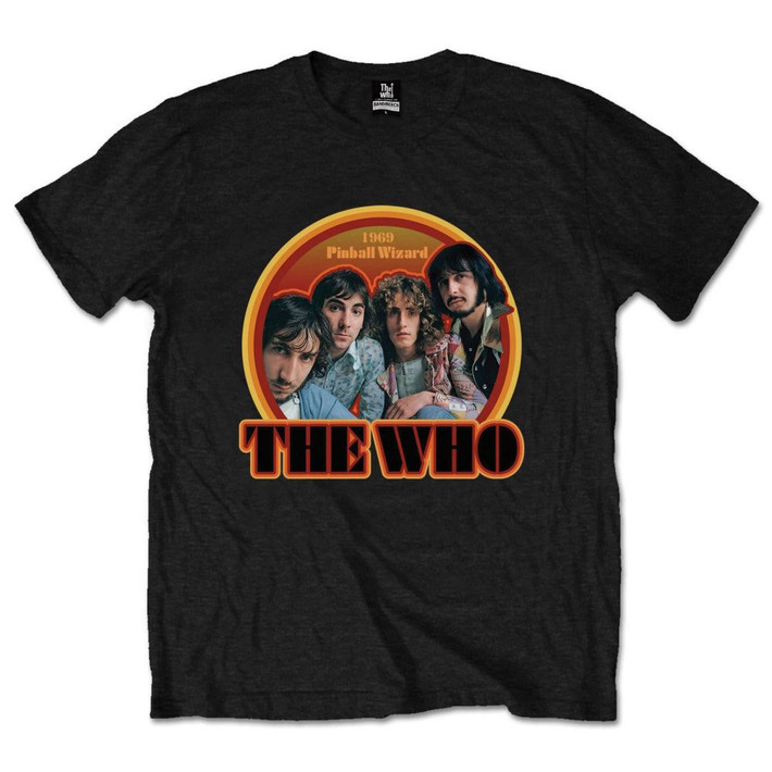 The Who '1969 Pinball Wizard' (Packaged Black) T-Shirt