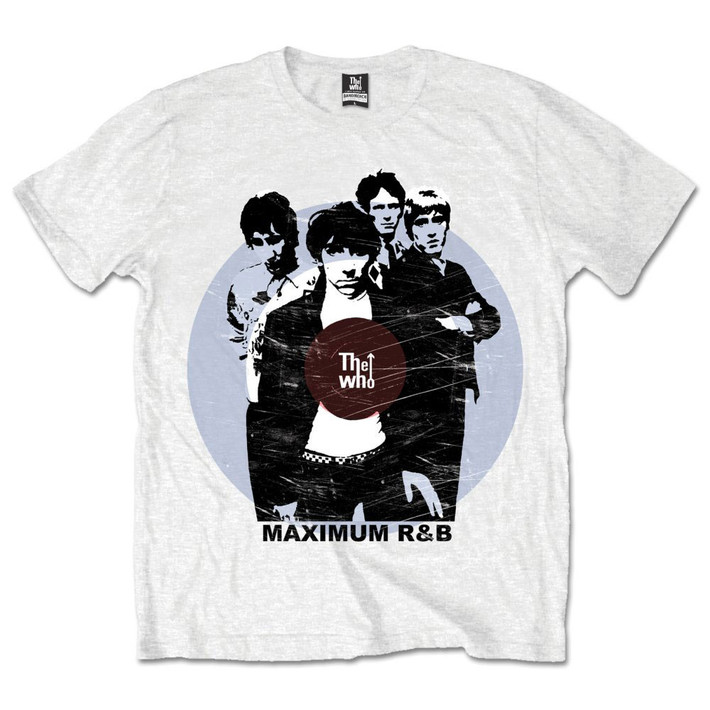 The Who 'Maximum R&B' (White) T-Shirt