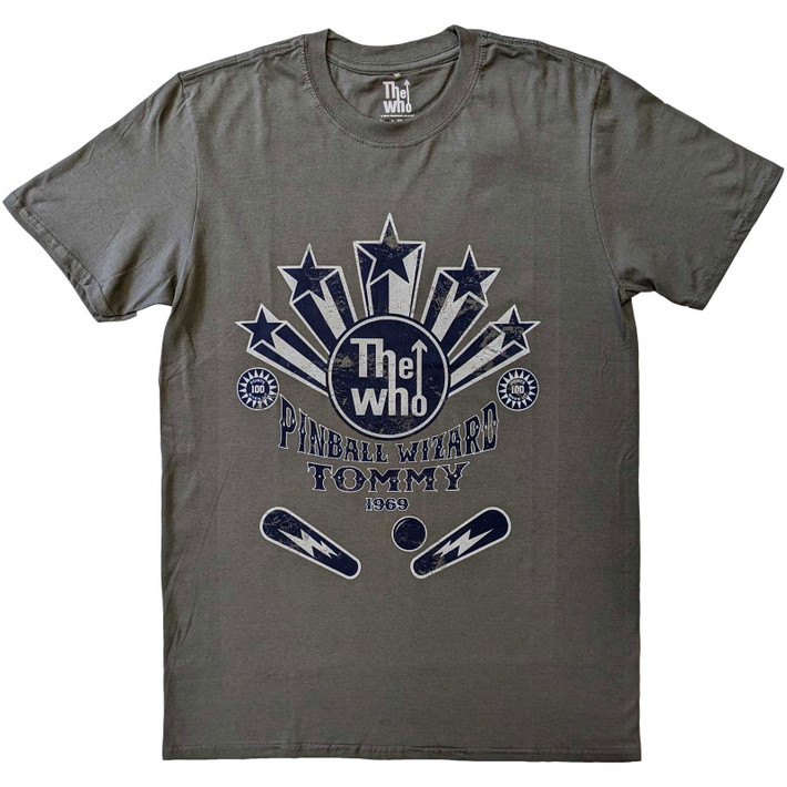 The Who 'Pinball Wizard Flippers' (Grey) T-Shirt