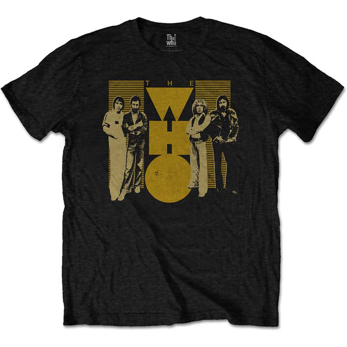The Who 'Yellow' (Black) T-Shirt