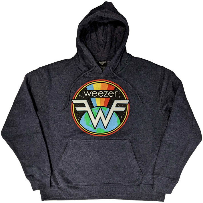 Weezer 'Symbol Logo' (Navy) Pull Over Hoodie
