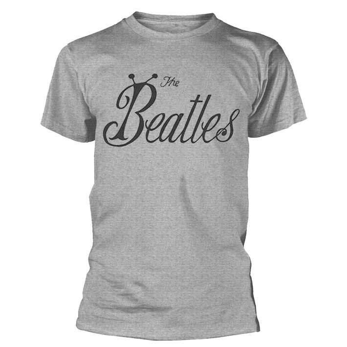 The Beatles 'Bug Logo' (Grey) T-Shirt