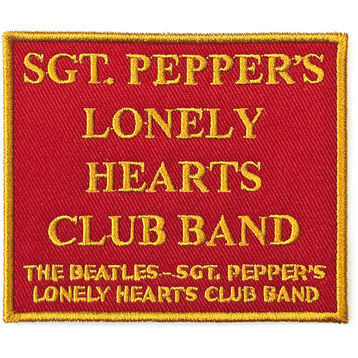 The Beatles 'Sgt. Pepper's….Red' Patch