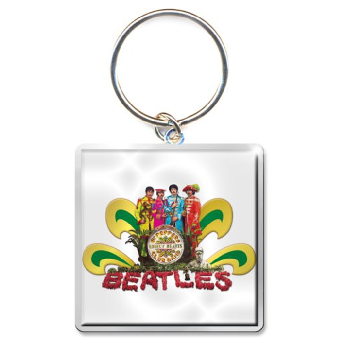 The Beatles 'Sgt Pepper Naked' (Photo Print) Keyring