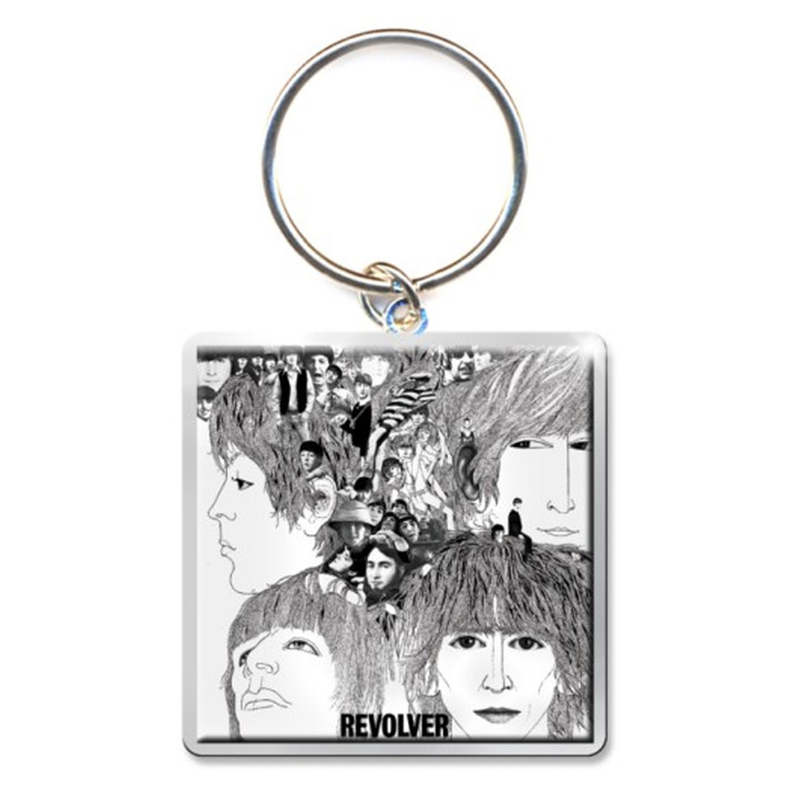 The Beatles 'Revolver Album' (Photo Print) Keyring