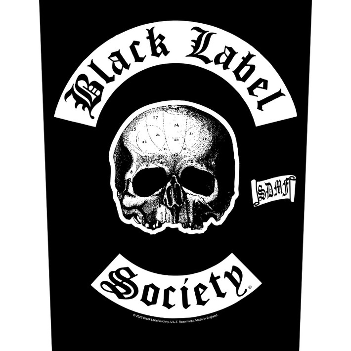 Black Label Society 'SDMF' (Black) Back Patch