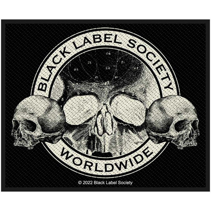 Black Label Society 'Skulls' Patch