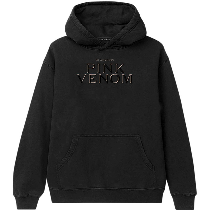 Blackpink 'Pink Venom Oil Stroke' (Black) Pull Over Hoodie