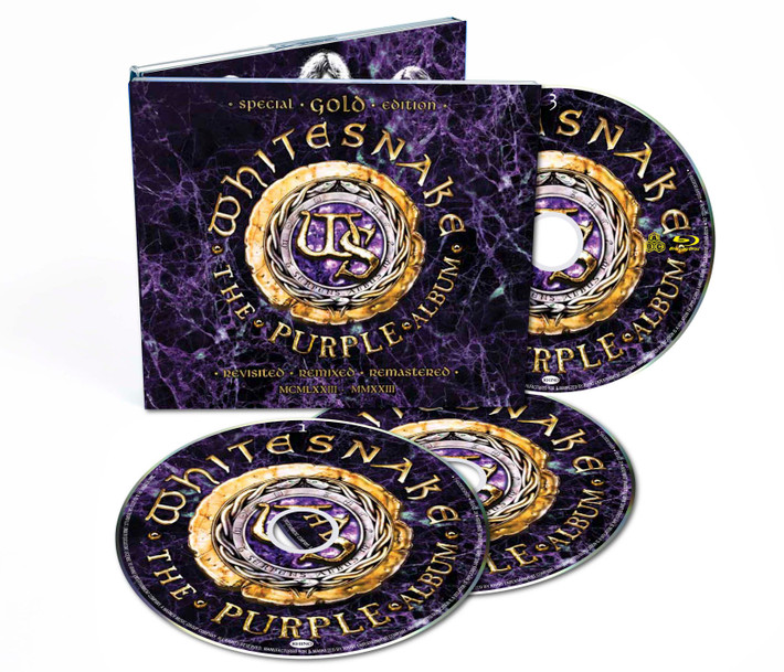 Whitesnake 'The Purple Album: Special Gold Edition' 2CD/Blu-Ray