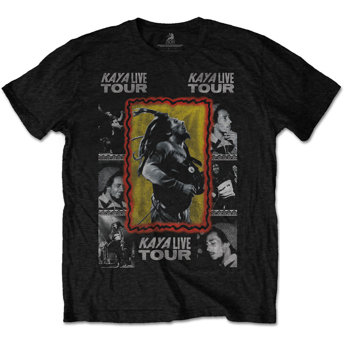 Bob Marley 'Kaya Tour' (Black) T-Shirt