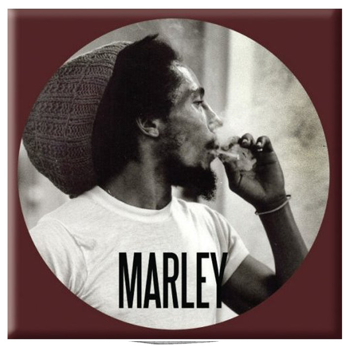 Bob Marley 'Circle' Fridge Magnet